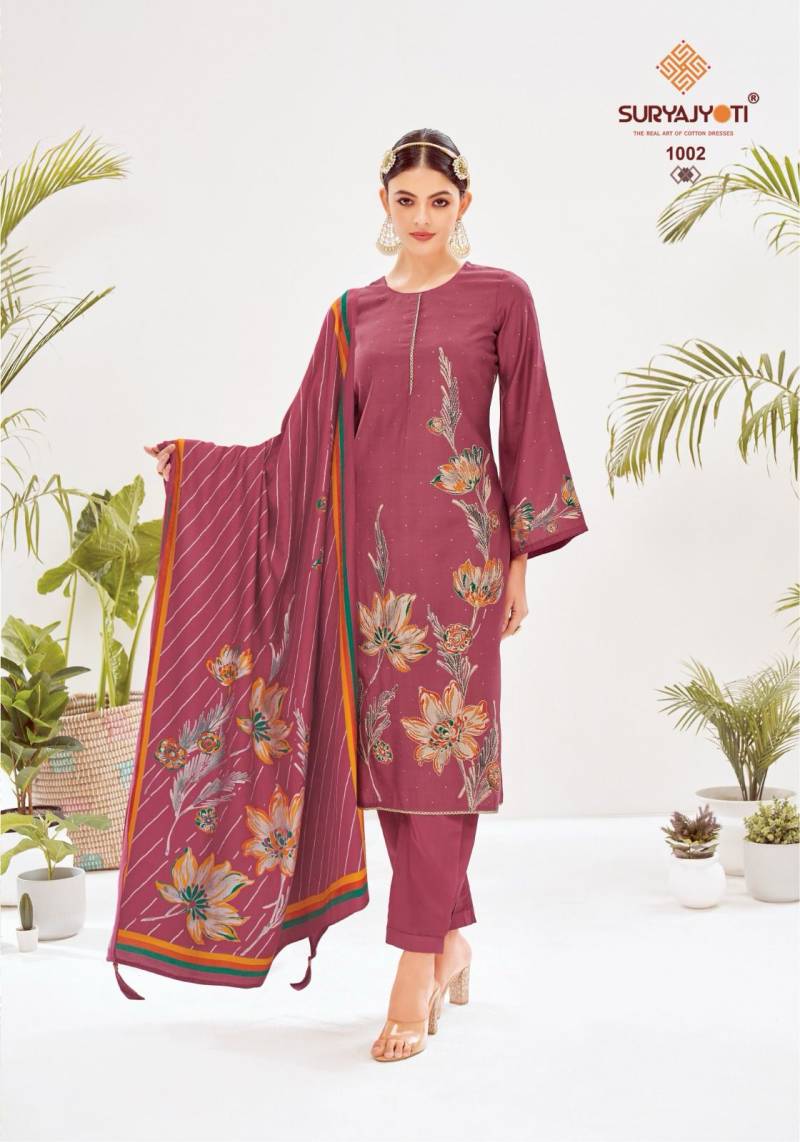 Suryajyoti Khushi Vol 1 Discharge Printed Dress Material Collection