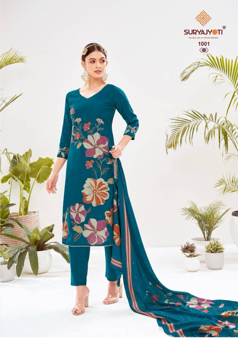 Suryajyoti Khushi Vol 1 Discharge Printed Dress Material Collection