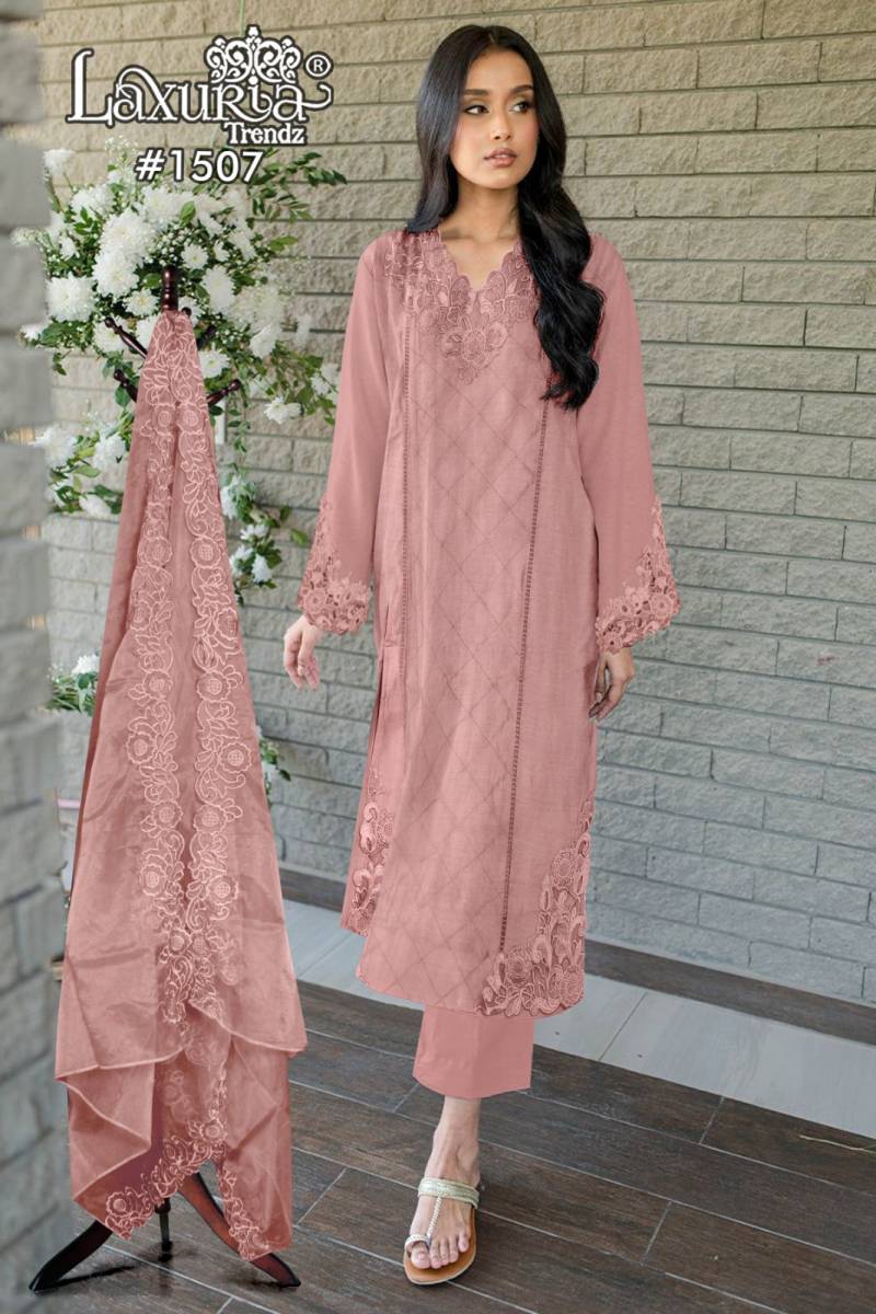 Laxuria Trendz 1507 Velour Slub Tunic Ready Made Collection
