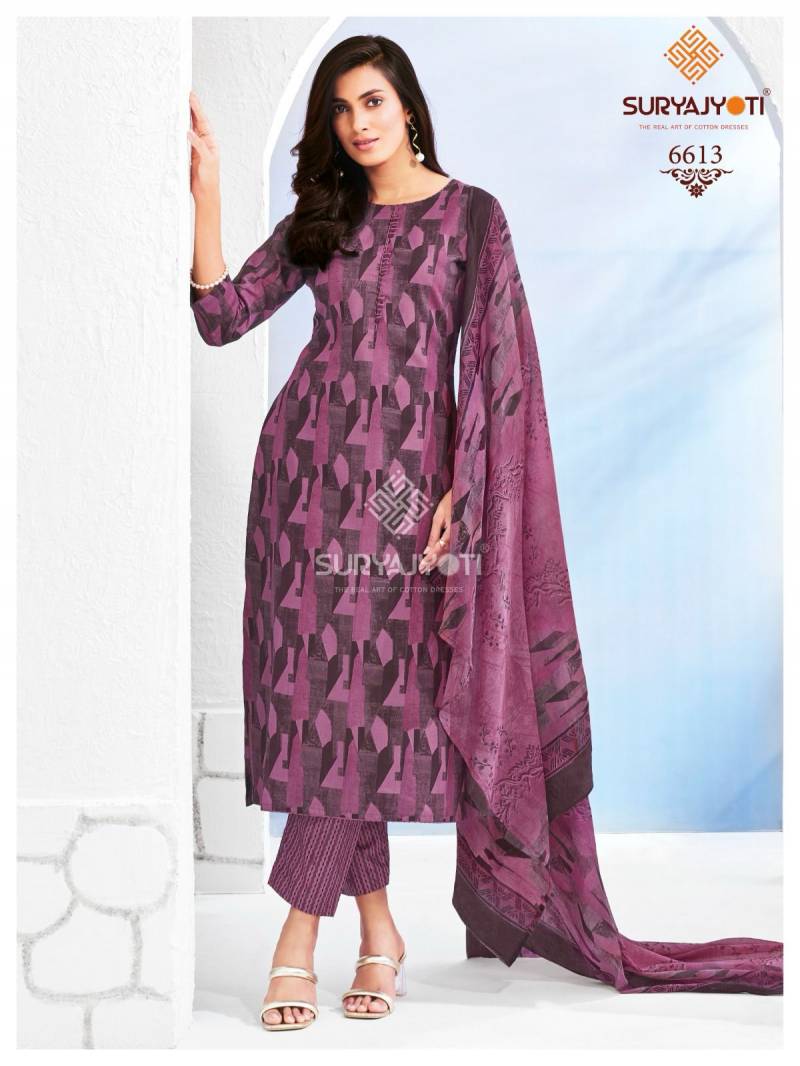 Suryajyoti Trendy Cotton Vol 66 Ready Made Cotton Dress Collection