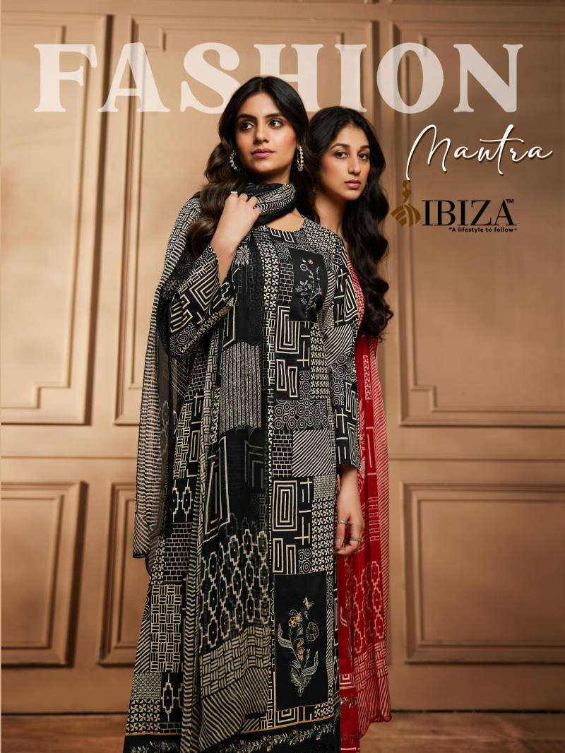 Ibiza Fashion Mantra Cambric Cotton Digital Printed Salwar Kameez
