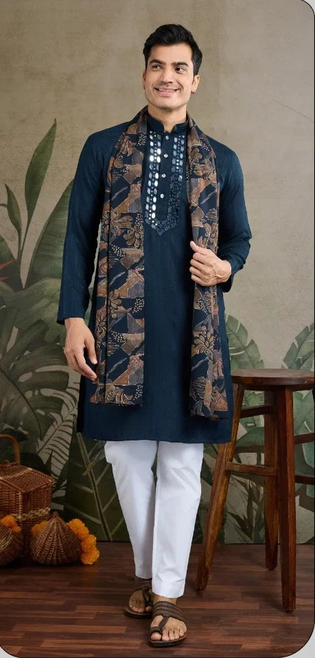 Shubhvastra Zari And Weaves Vol 3 Mens Kurta With Dupatta