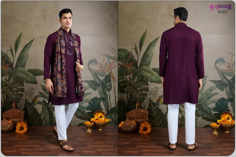 Shubhvastra Zari And Weaves Vol 3 Mens Kurta With Dupatta