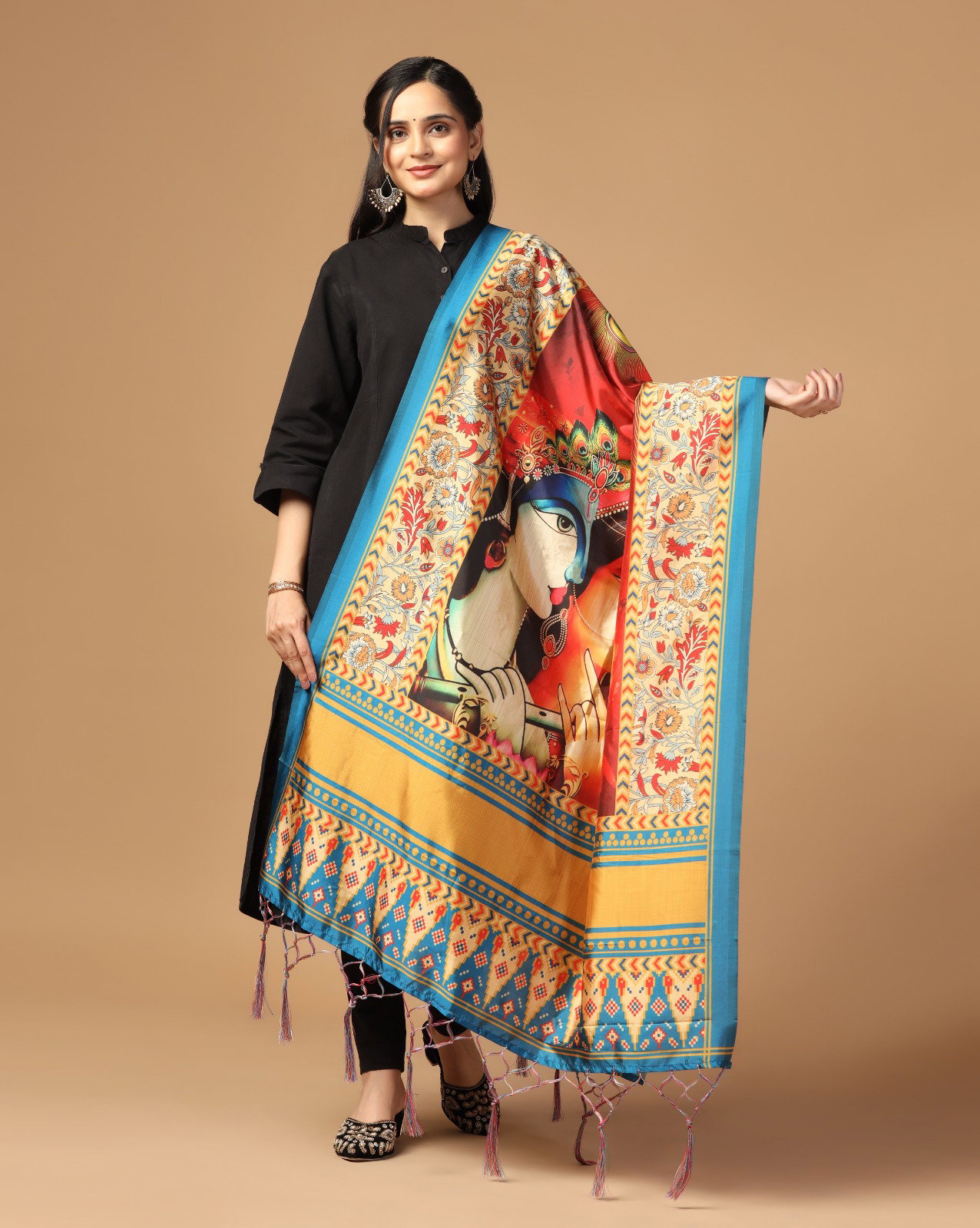 James 3 Assam Silk Printed dupatta Collection