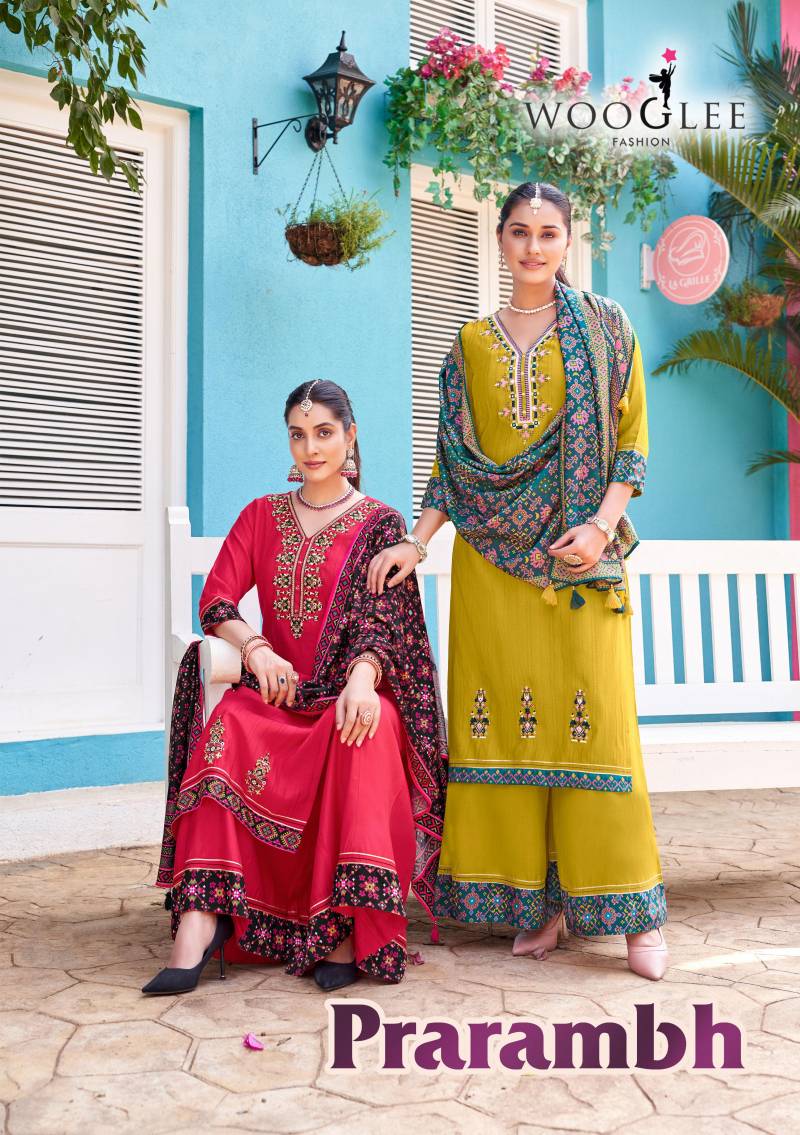 Wooglee Prarambh Modal Weaving Kurti Bottom With Dupatta