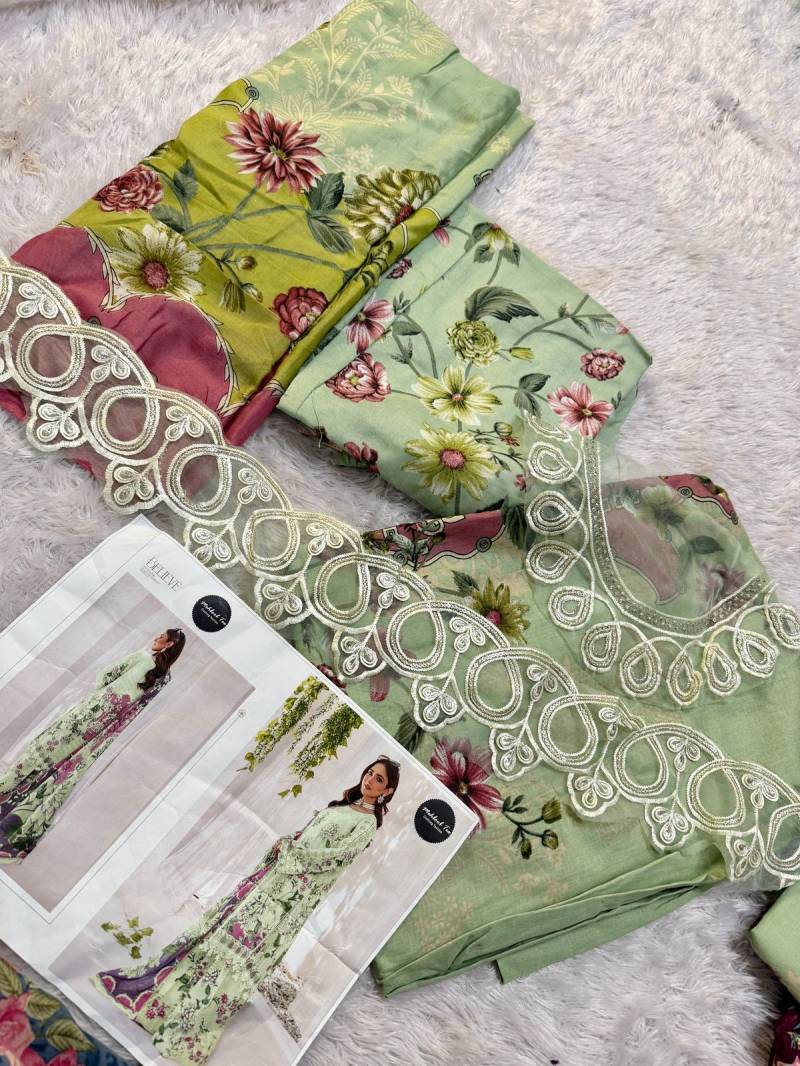 Mehboob Tex 1522 B Cotton Dupatta Pakistani Salwar Suits