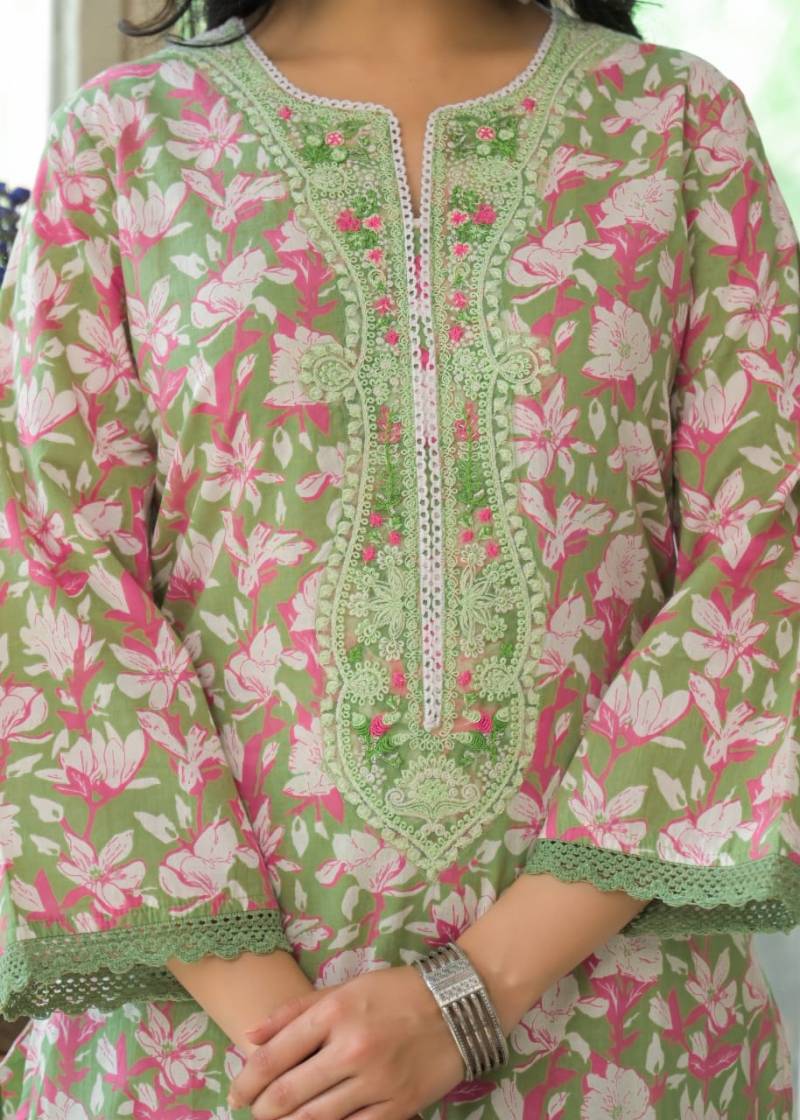 Tanyaa P 184 Cotton With Thread Work Readymade Collection