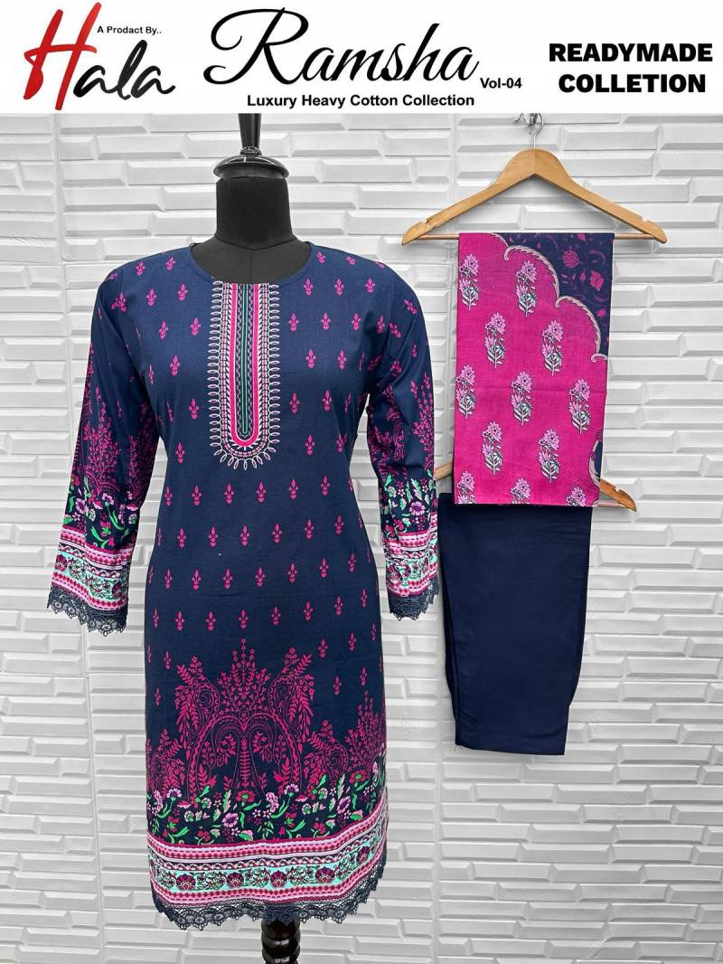 Hala Ramsha Vol 4 Readymade Lawn Cotton Collection