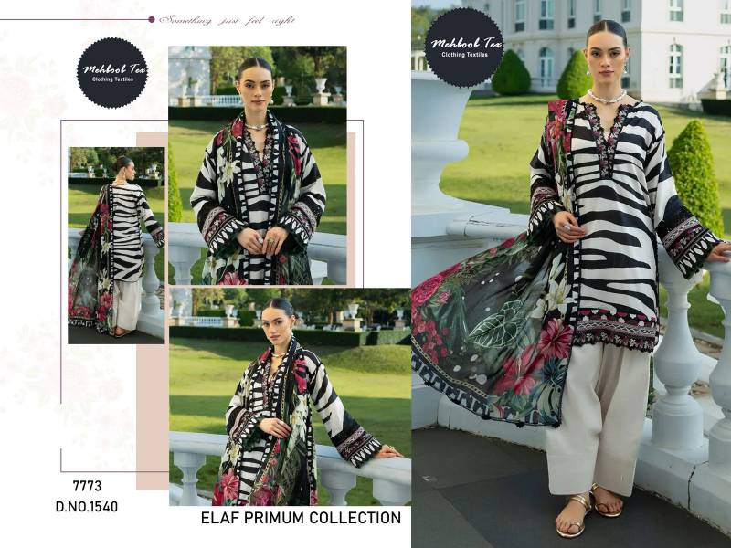 Mehboob Tex 1540 And 1541 Cotton Dupatta Pakistani Salwar Suits