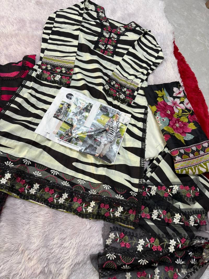 Mehboob Tex 1540 And 1541 Cotton Dupatta Pakistani Salwar Suits