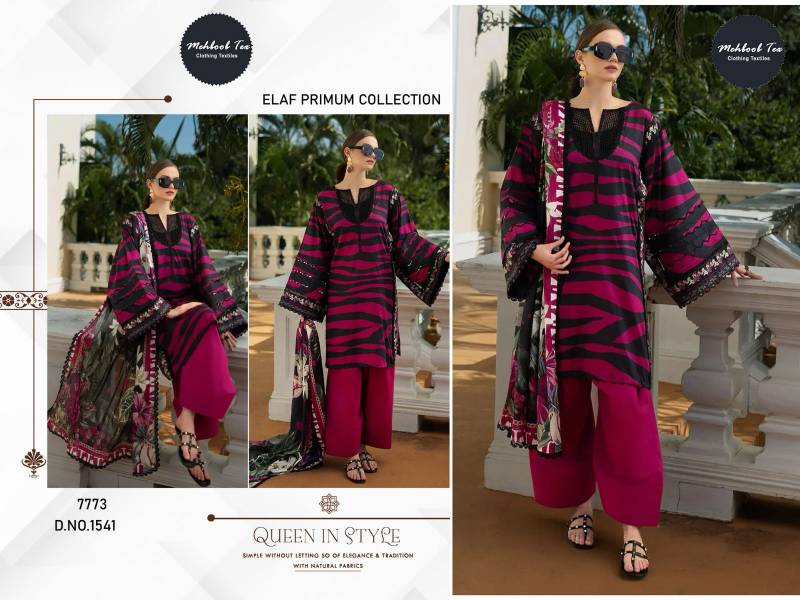 Mehboob Tex 1540 And 1541 Cotton Dupatta Pakistani Salwar Suits