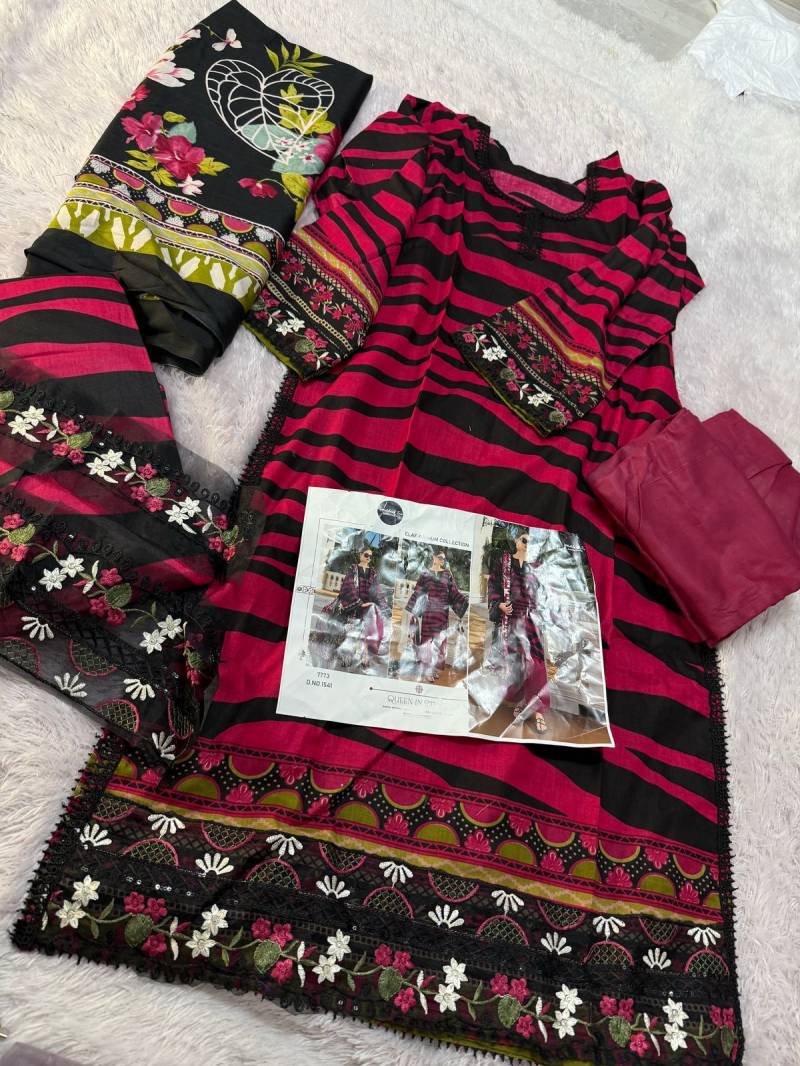 Mehboob Tex 1540 And 1541 Cotton Dupatta Pakistani Salwar Suits