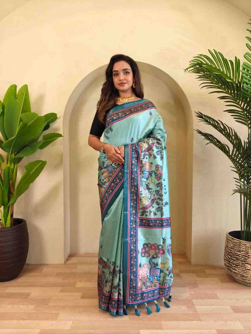 Kc 406 Designer Festive Wear Viscose Saree Collection