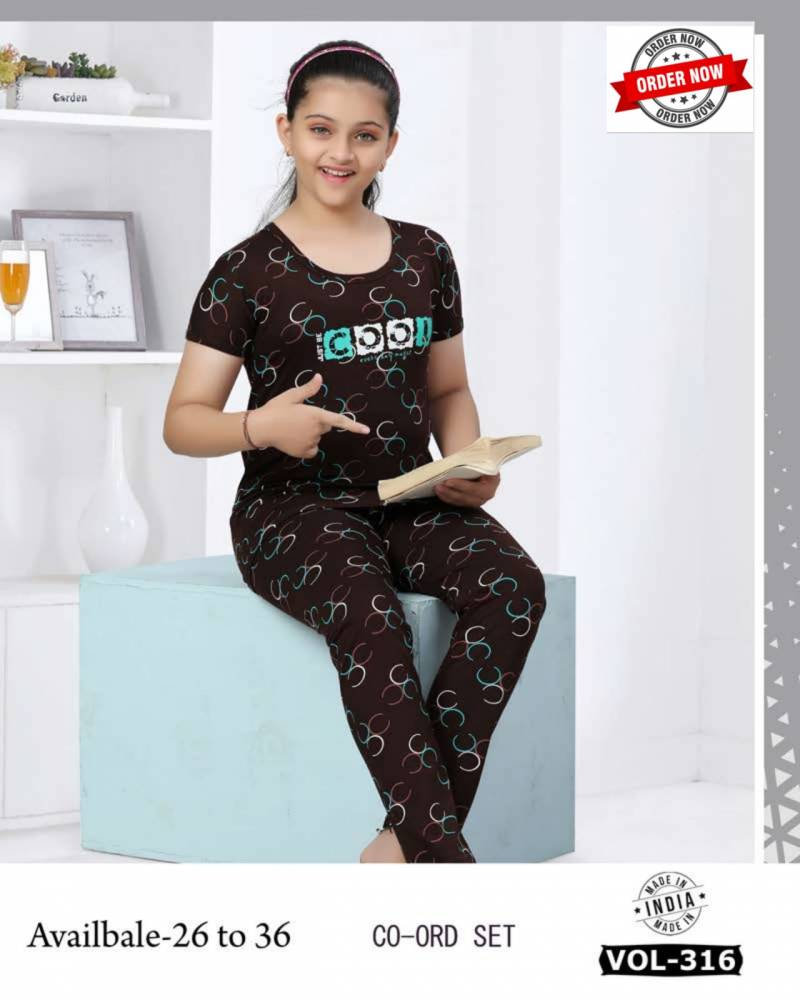 Summer Special Kids Vol Dn 316 Ns Cotton Night Suits Collection