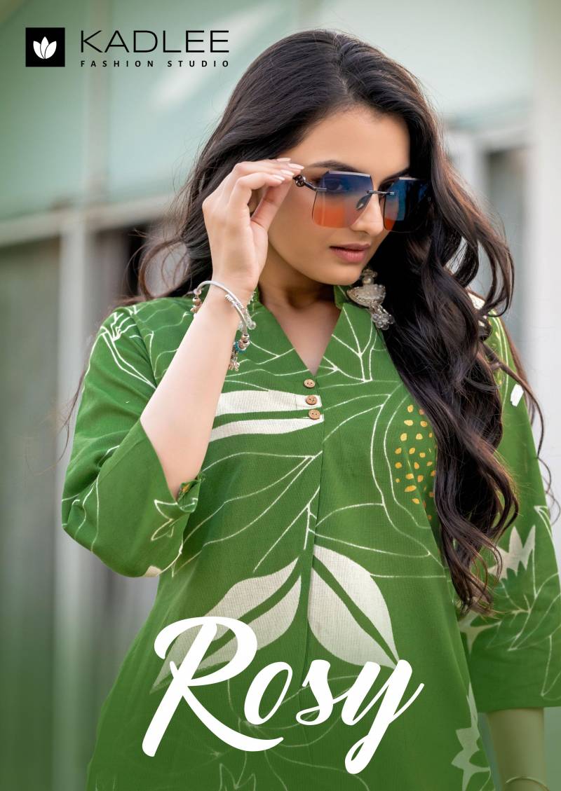 Kadlee Rosy Rayon Flex Printed Co Ord Set Collection