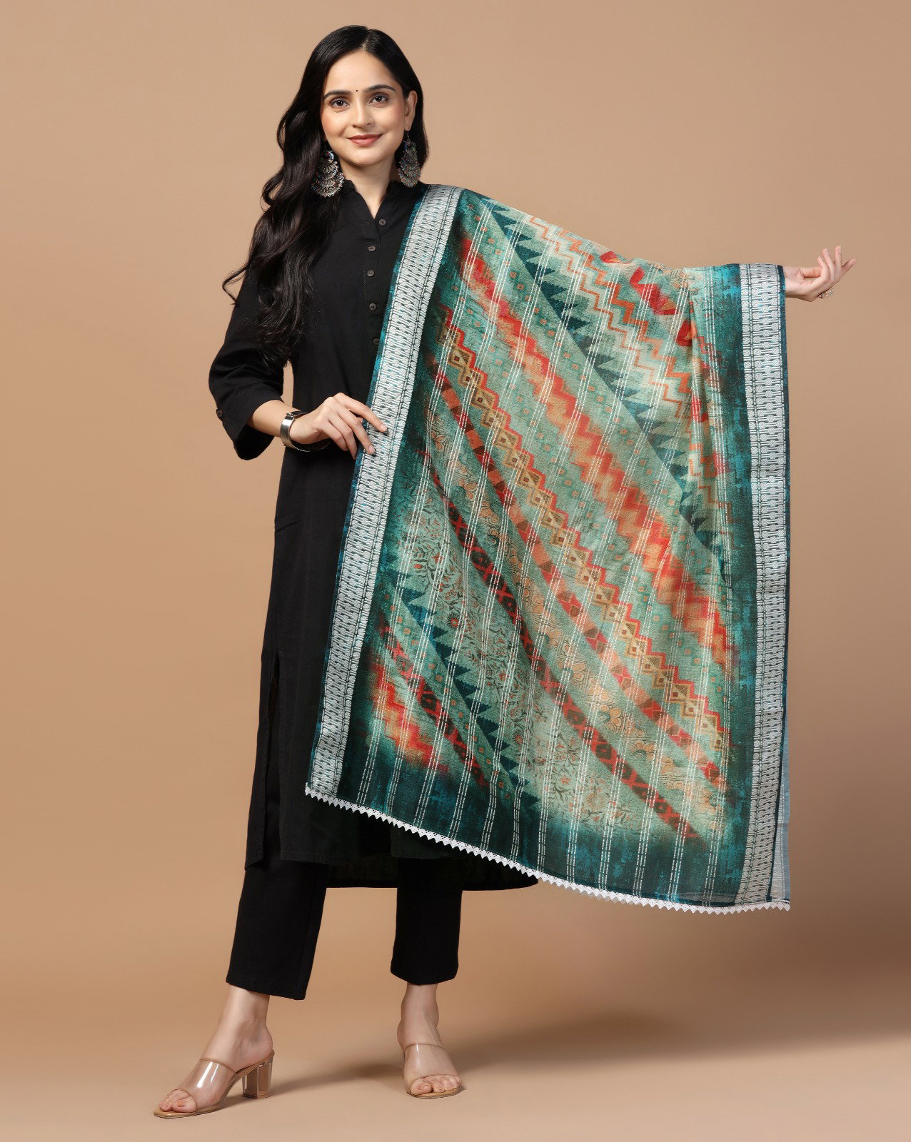 James 7 Chanderi Loom Crochet Dupatta Collection