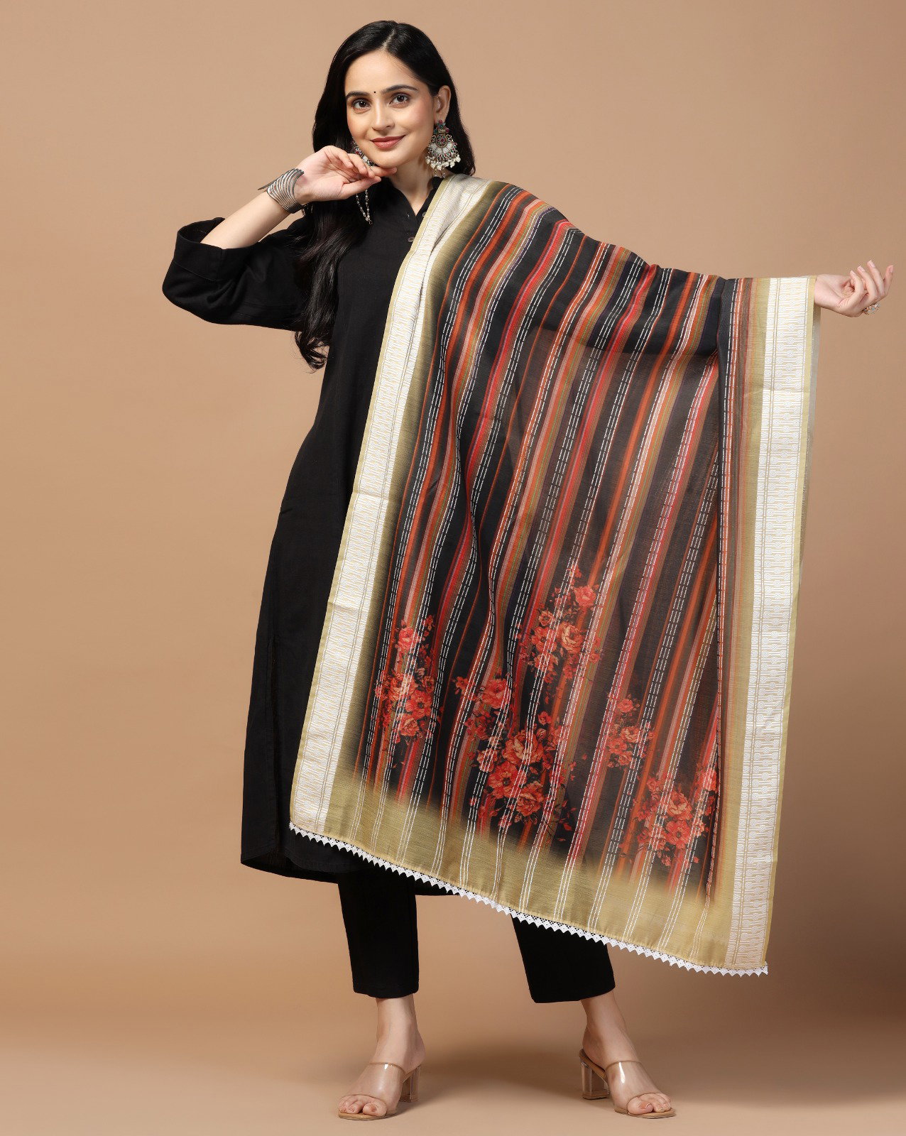 James 7 Chanderi Loom Crochet Dupatta Collection