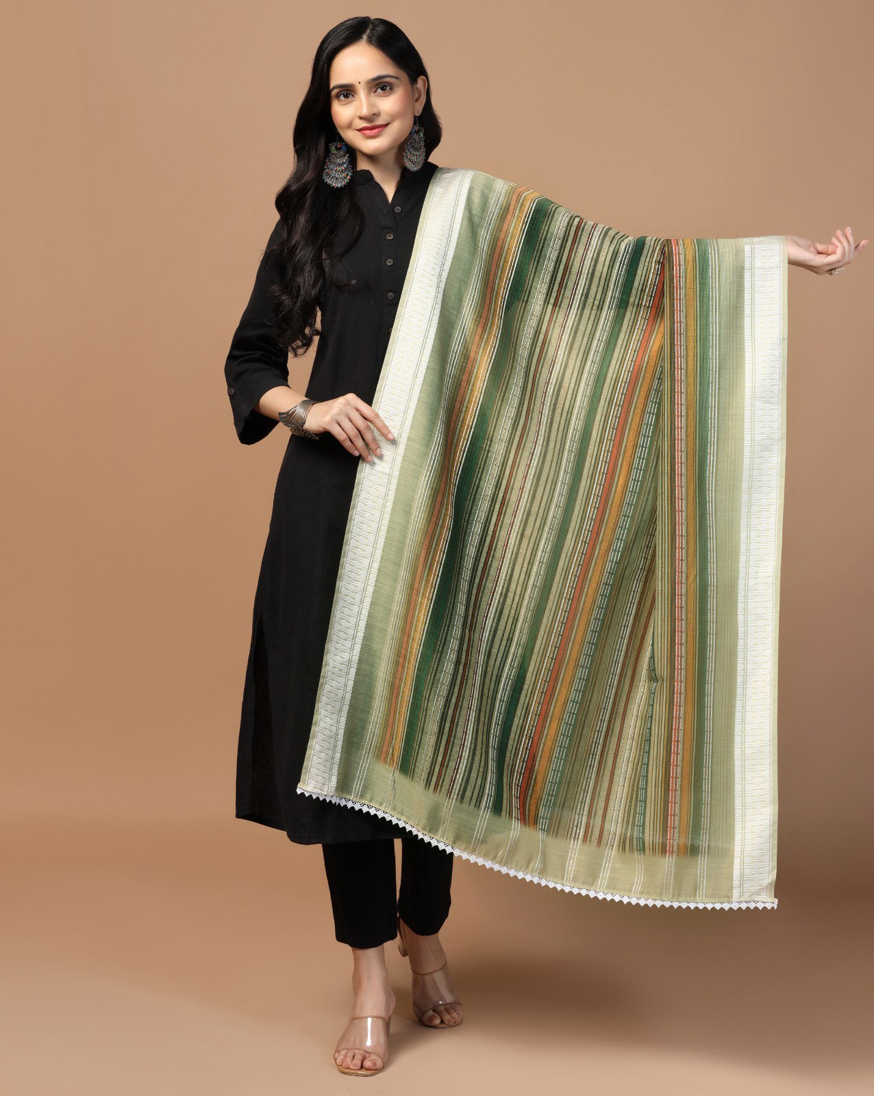James 7 Chanderi Loom Crochet Dupatta Collection