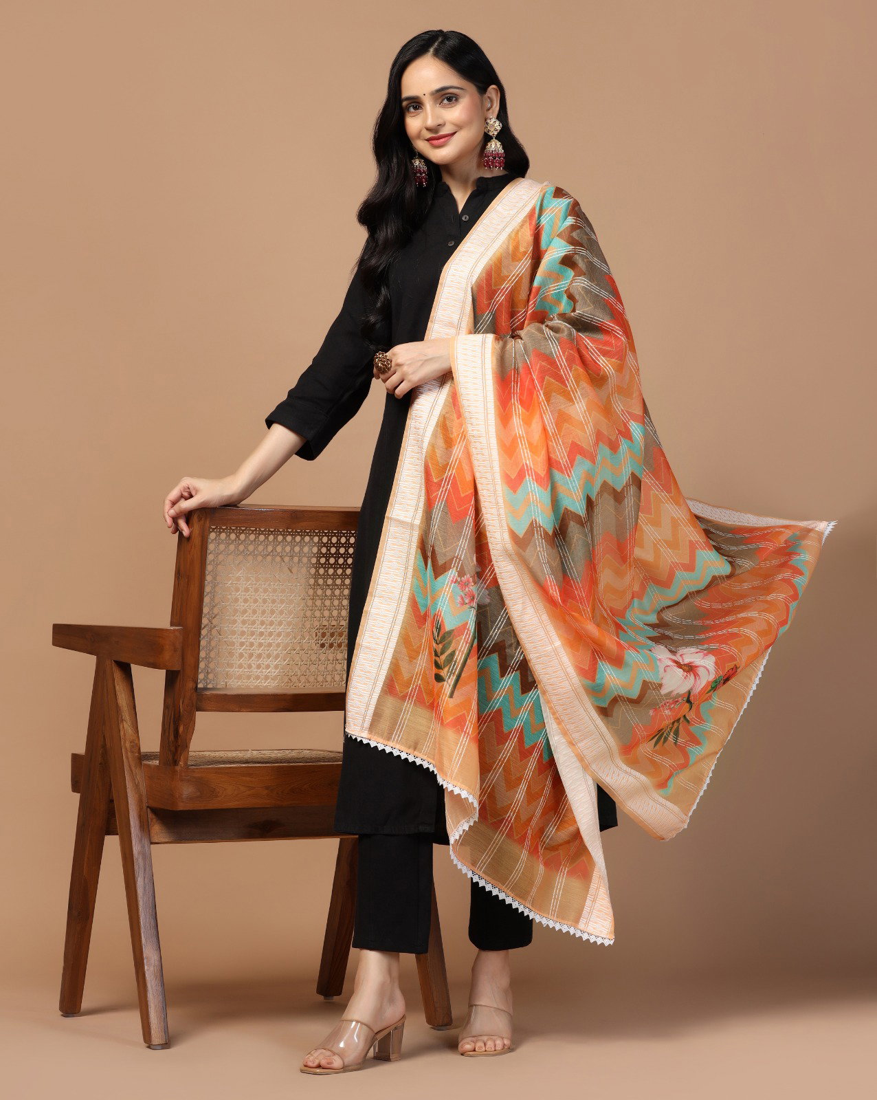 James 7 Chanderi Loom Crochet Dupatta Collection