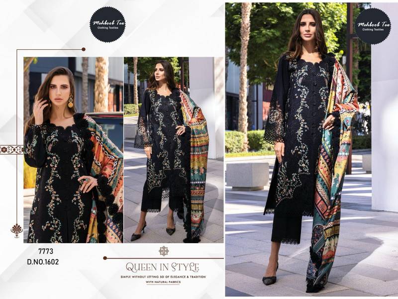 Mehboob Tex 1602 Cotton Dupatta Pakistani Salwar Suits