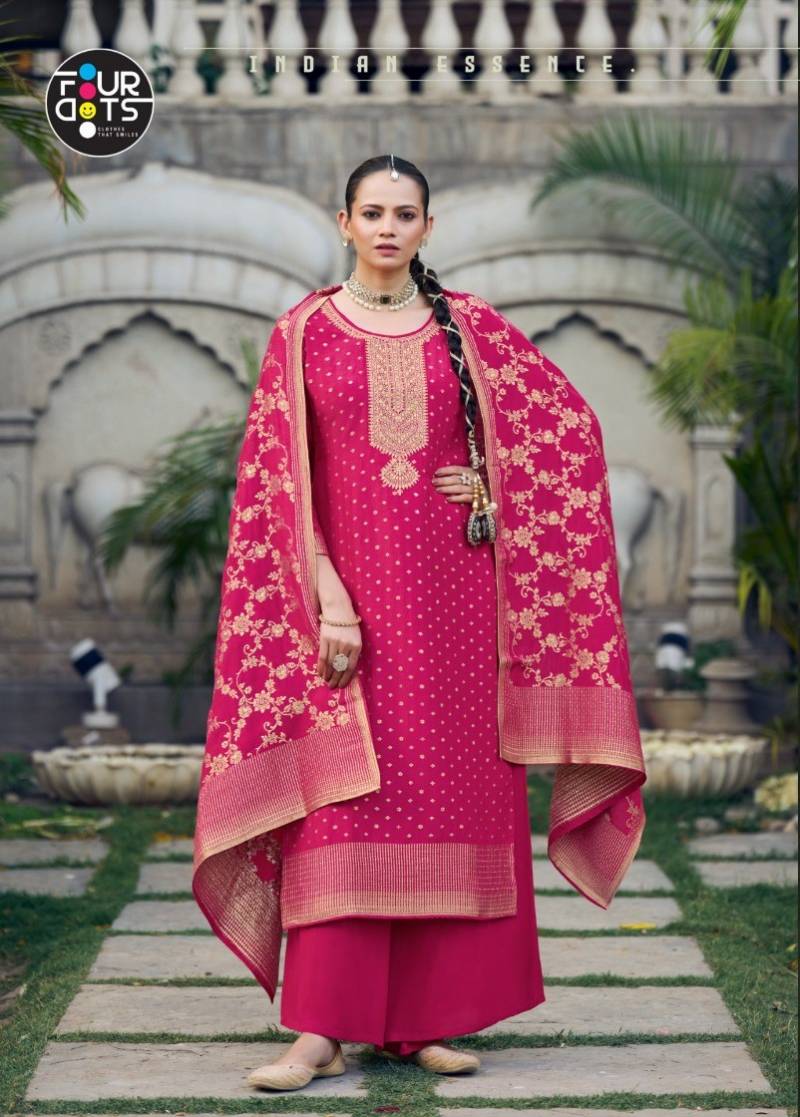 Four Dots Colbee Viscose Maslin Dress Material Collection