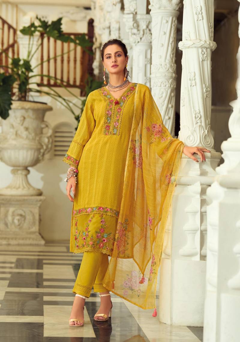 Lady Leela Summer Trends Vol 2 Cotton Kurti Pant With Dupatta Collection