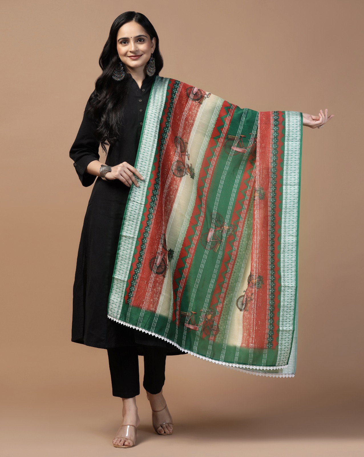 James 7 Chanderi Loom Crochet Dupatta Collection