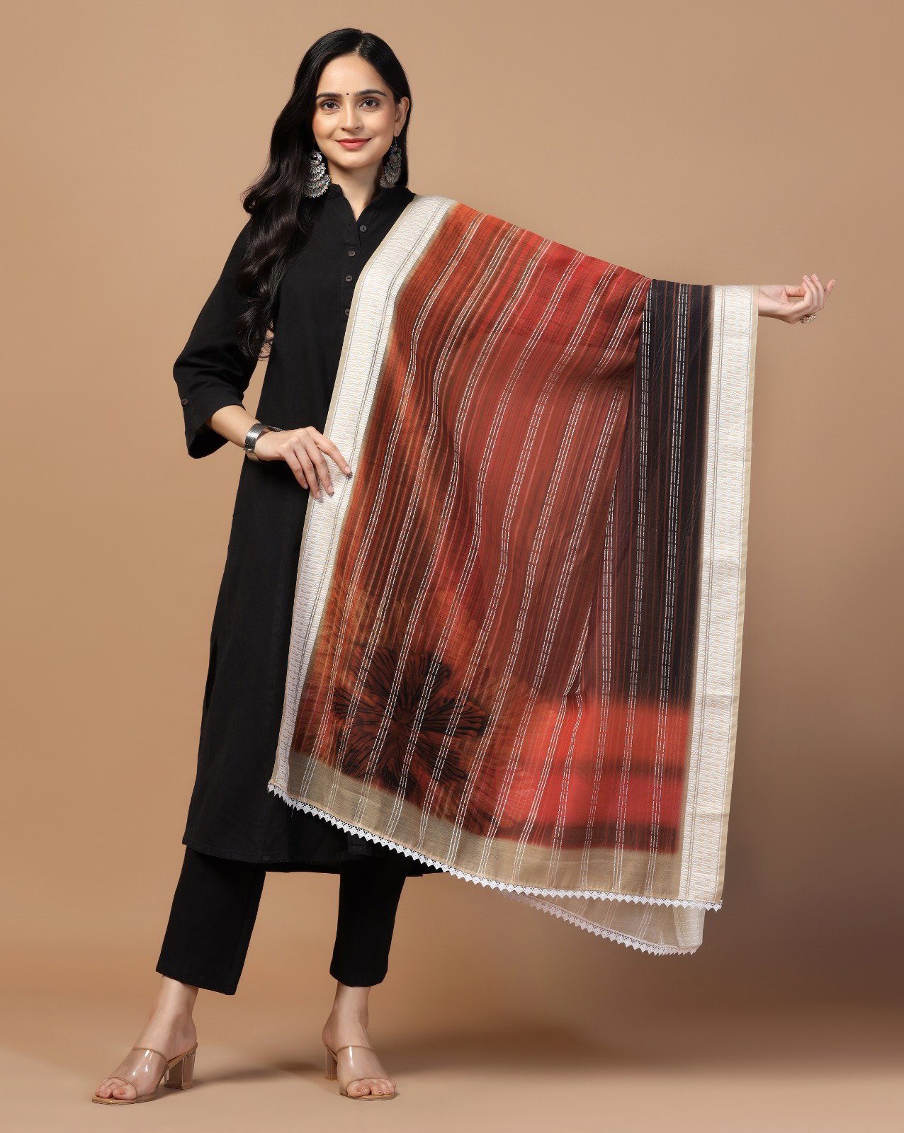James 7 Chanderi Loom Crochet Dupatta Collection