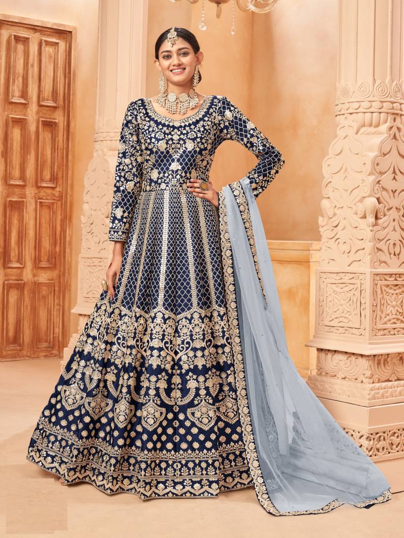 Aanaya Vol 157 Art Silk Designer Salwar Kameez Collection