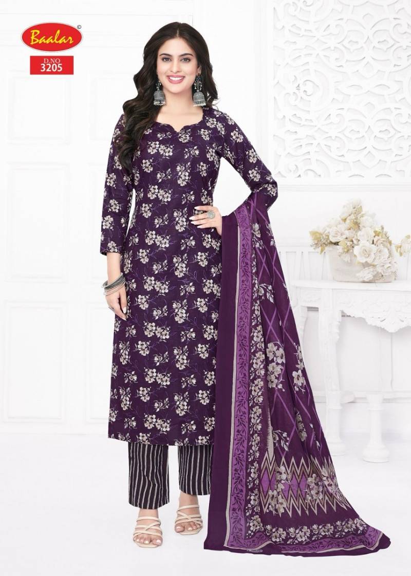 Baalar Zara Vol 32 Printed Cotton Dress Material Collection