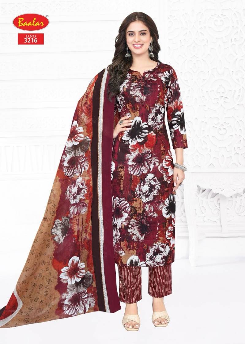 Baalar Zara Vol 32 Printed Cotton Dress Material Collection