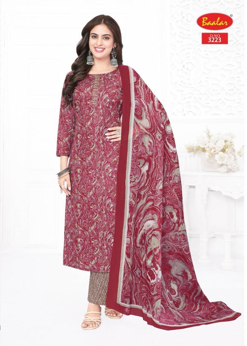 Baalar Zara Vol 32 Printed Cotton Dress Material Collection