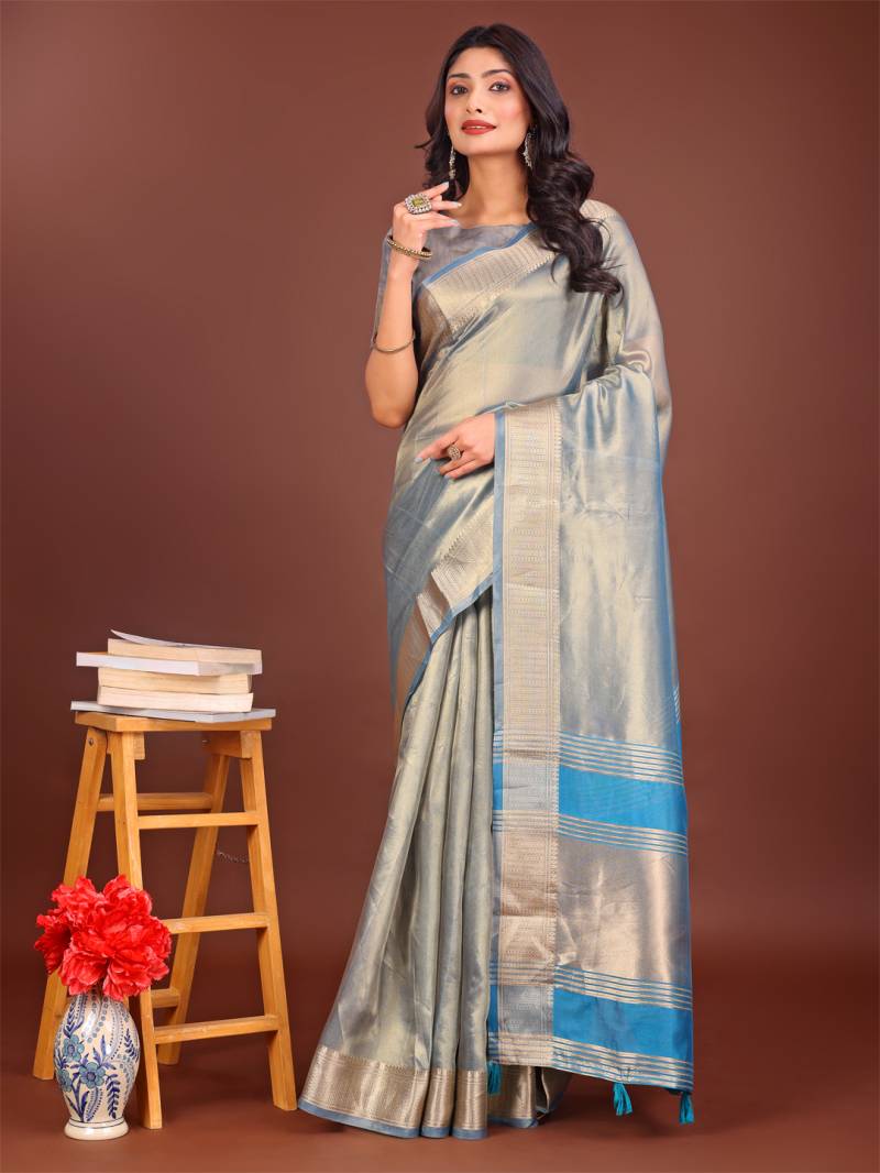 Ast Interlekan Festive Wear Fancy Organza Saree Collection