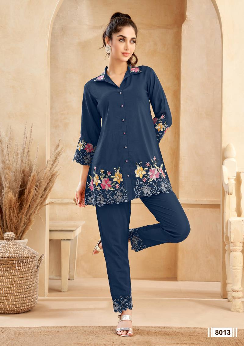 Afs 8013 And 8016 Chinon Embroidered Co Ord Sets Collection
