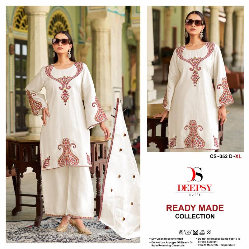 Deepsy Cs 352 Roman Silk Embroidered Pakistani Salwar Kameez