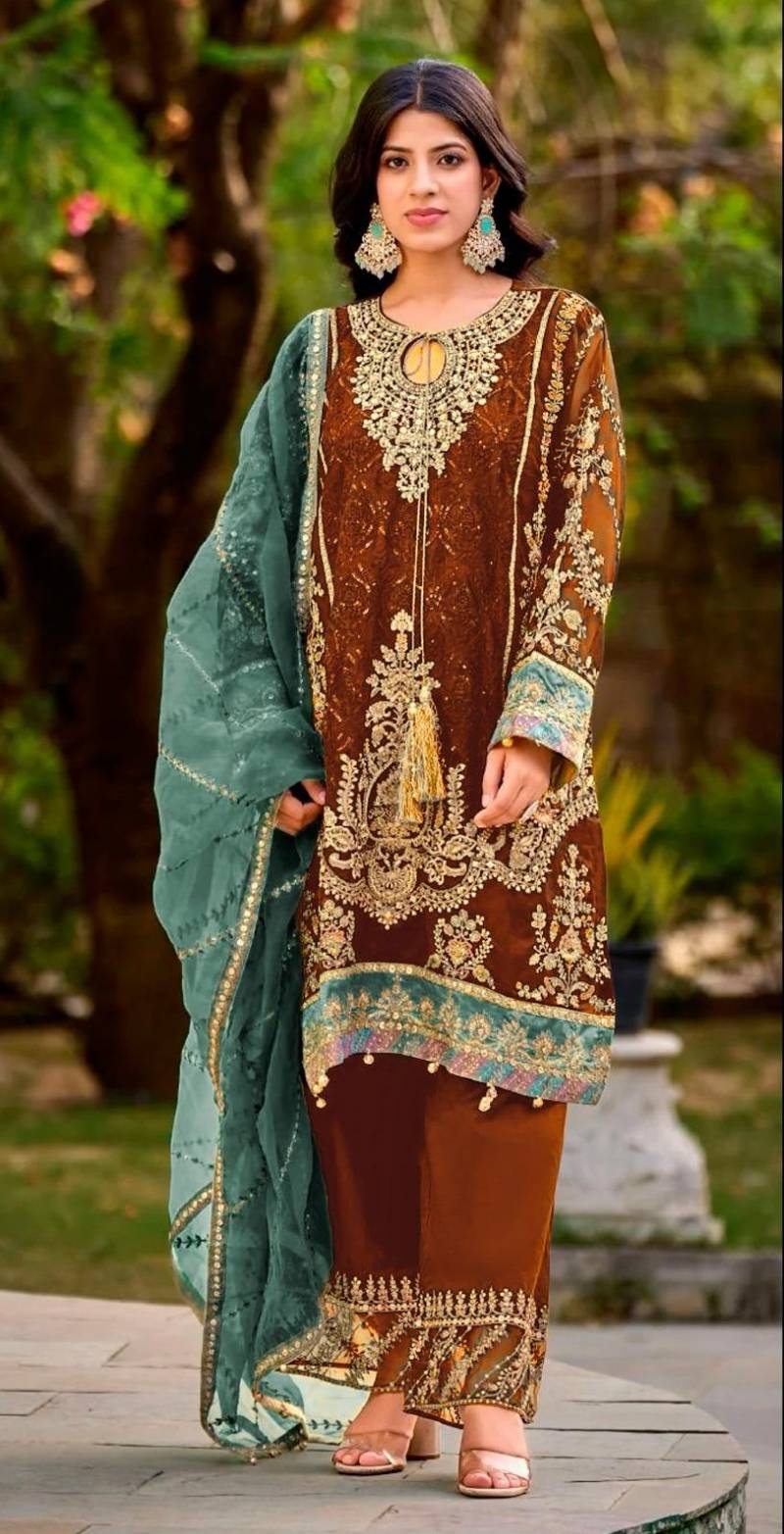 Bilqis B 142 A1 To D1 Georgette Pakistani Salwar Kameez Collection
