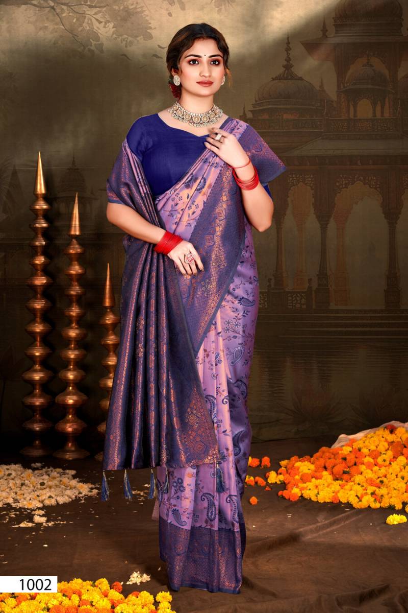 Saroj Banglori Silk Saroski Vol 1 Fancy Kanjivaram silk saree Collection