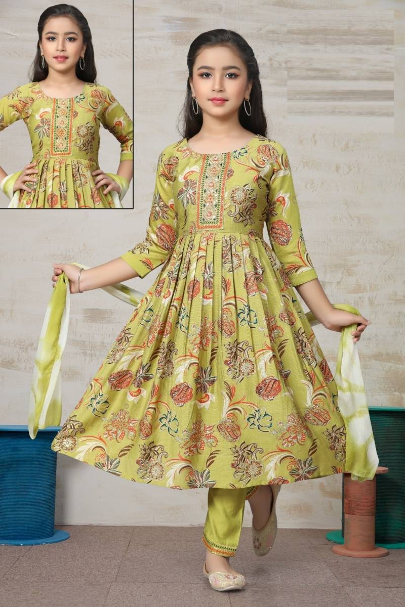 Trisha Pant Set Vol 6 Vatican Printed Kids Wear Collection