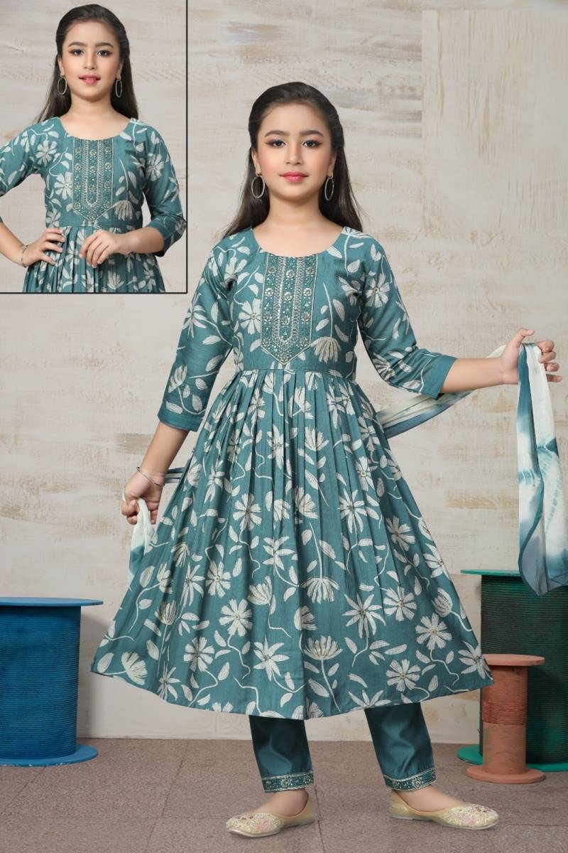 Trisha Pant Set Vol 6 Vatican Printed Kids Wear Collection