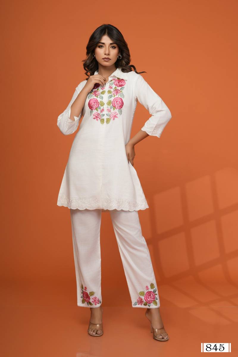 Afs 844 And 845 Stylish Roman Silk Co Ord Sets Collection