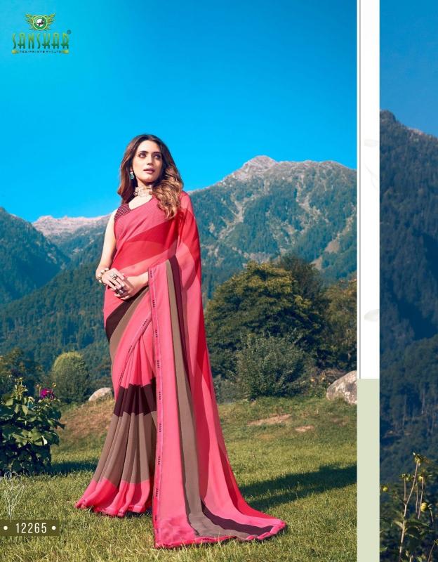 Sanskar Signature Vol 20 Bember Georgette With Fancy Border Saree