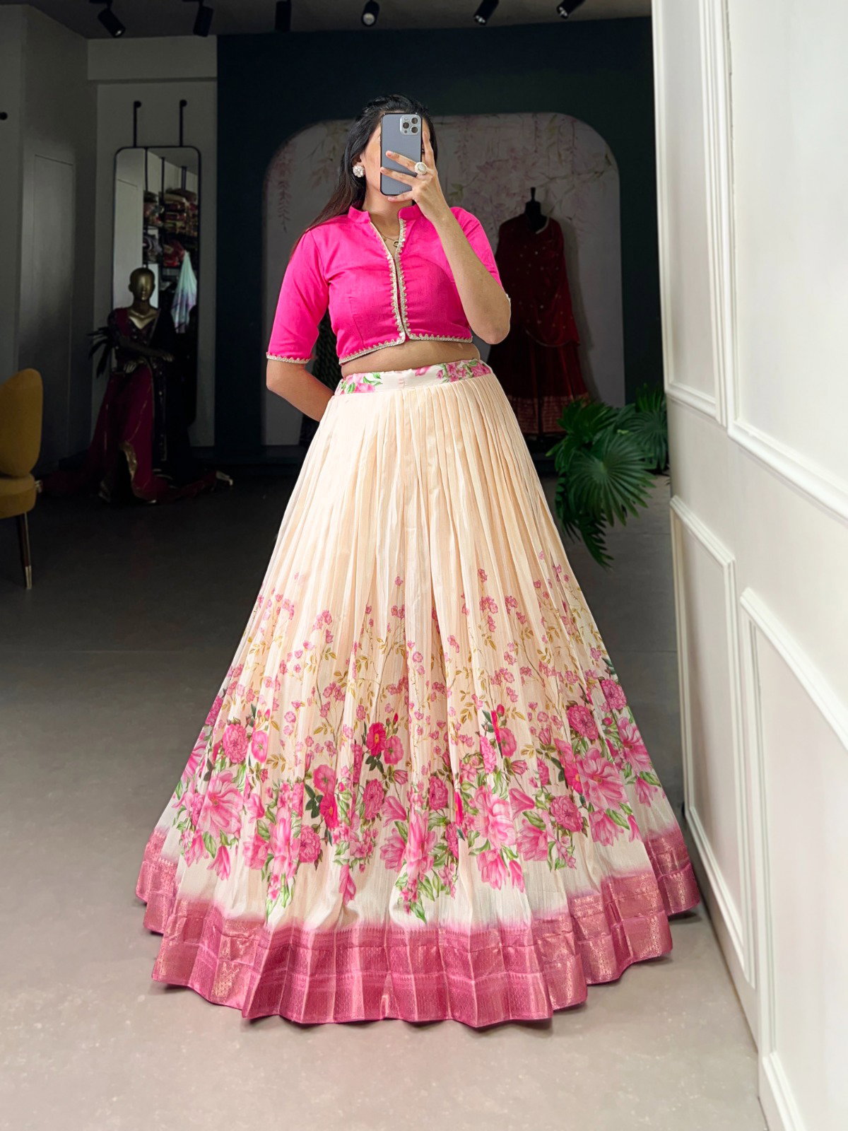 Lekha NK 1128 Cotton Silk Co-ord Set Lehenga Collection