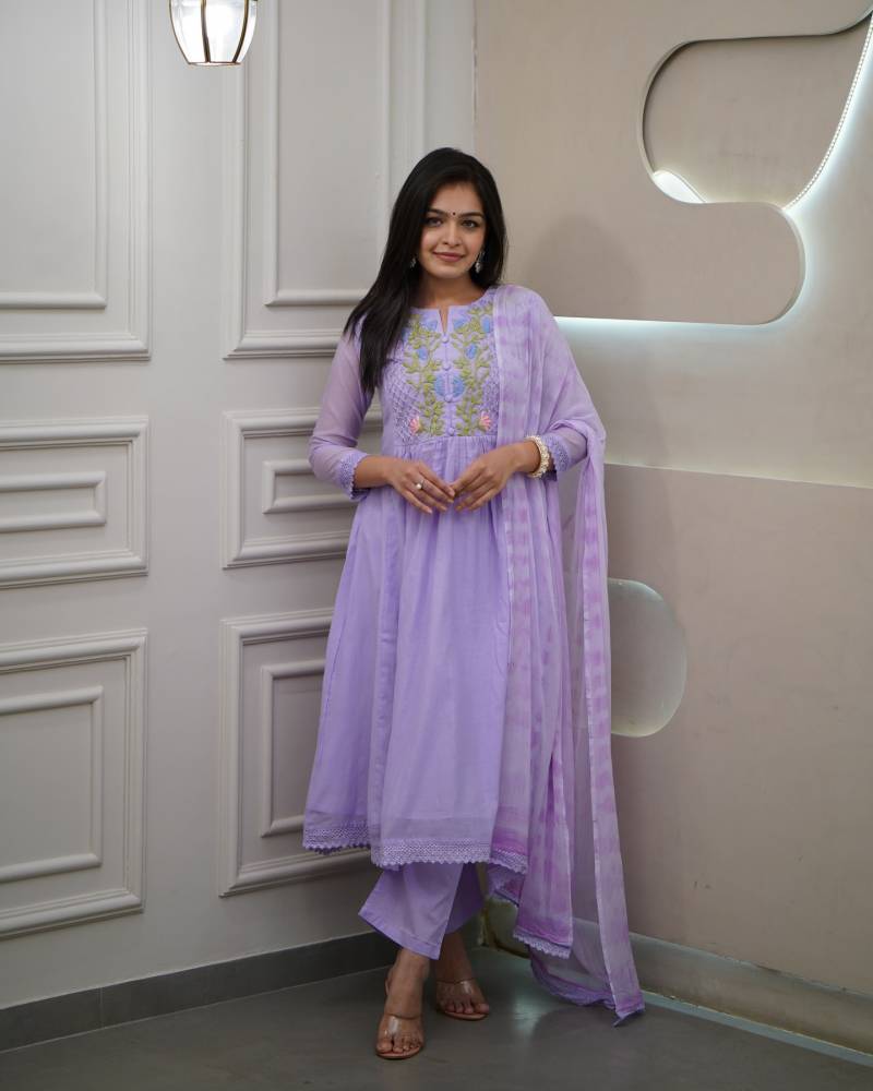 Jeel 1 Georgette Fancy Embroidered Kurti Bottom With Dupatta