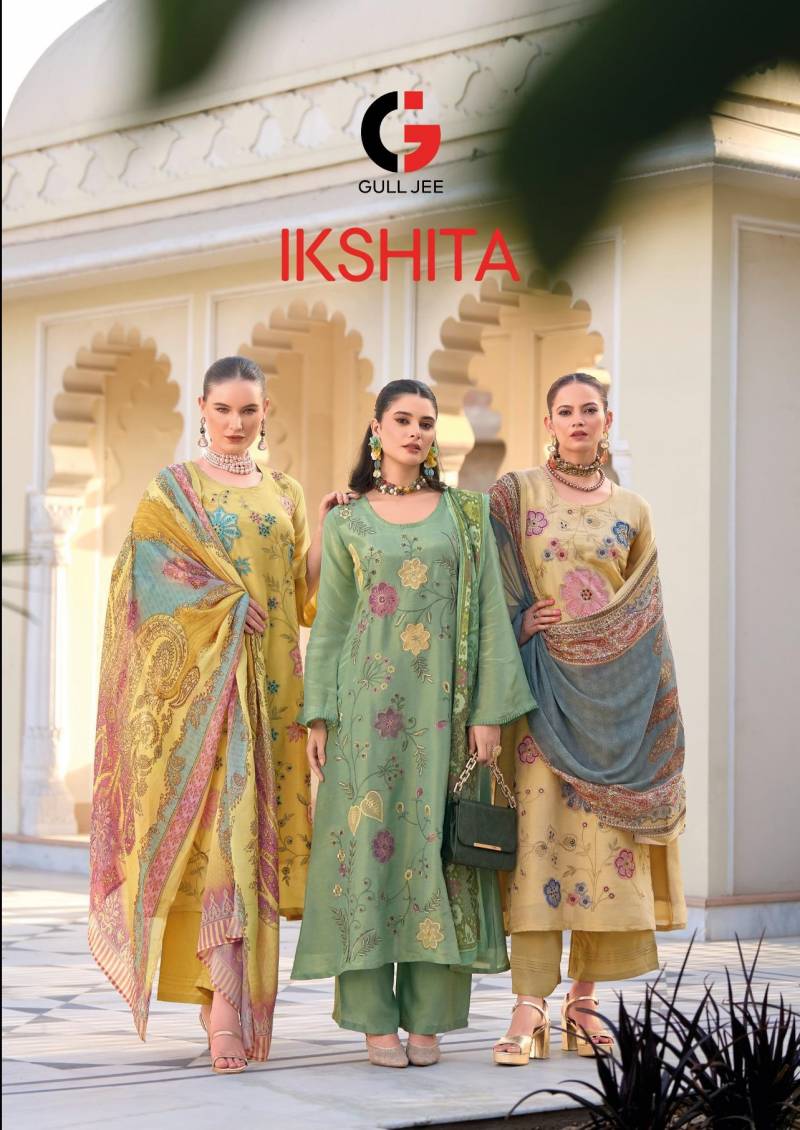 Gull Jee Ikshita Viscose Embroidered Salwar Kameez Collection