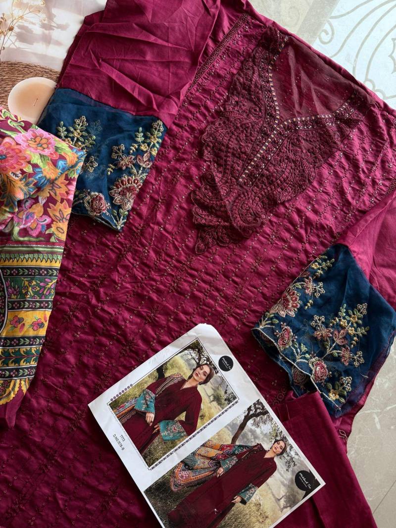 Mehboob Tex 1578 B And C Cotton Dupatta Pakistani Salwar Suits