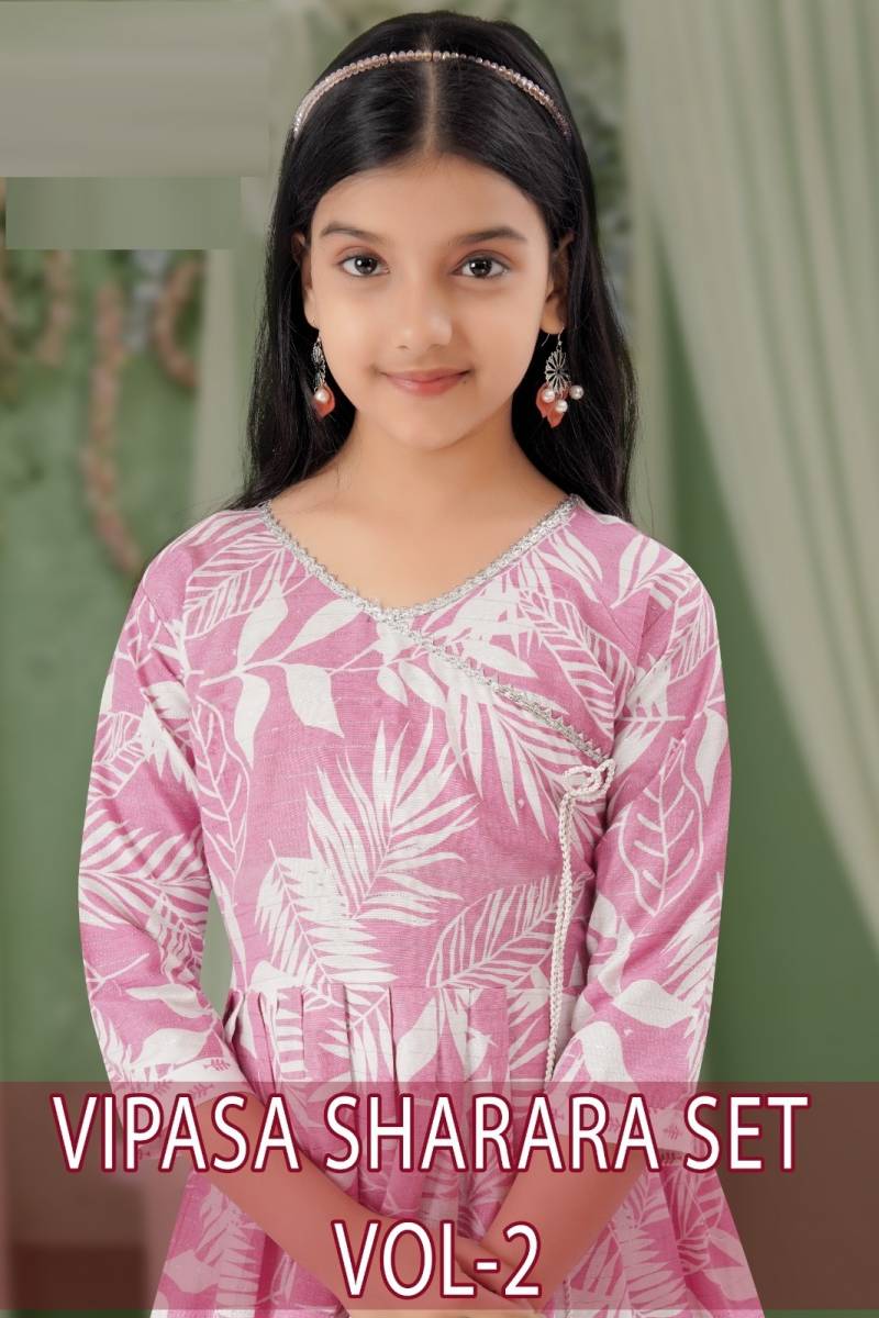 Vipasa Sharara Set Vol 2 Cotton Printed Kids Wear Collection