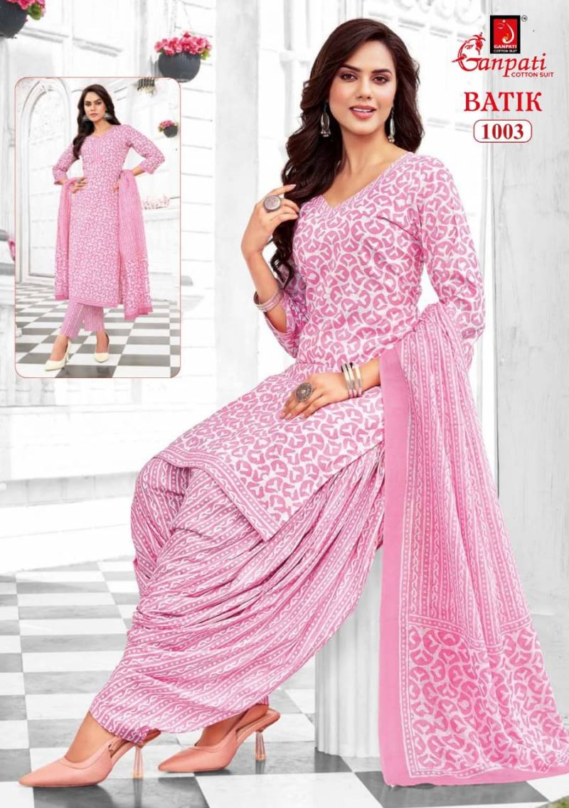 Ganpati Batik Vol 10 Lawn Cotton Fancy Dress Material Collection