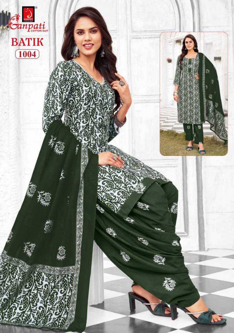 Ganpati Batik Vol 10 Lawn Cotton Fancy Dress Material Collection