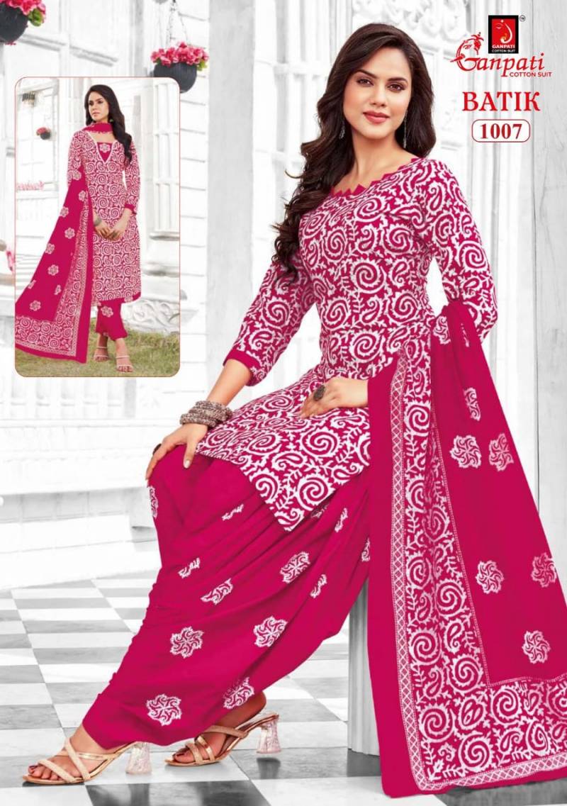 Ganpati Batik Vol 10 Lawn Cotton Fancy Dress Material Collection