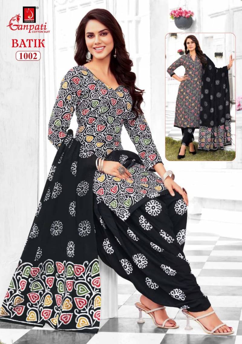 Ganpati Batik Vol 10 Lawn Cotton Fancy Dress Material Collection